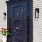 Vaxcel Malmo 1 Light Dusk to Dawn Matte Black Contemporary Outdoor Wall Lantern Clear Cylinder Glass T0686 - alternate 9